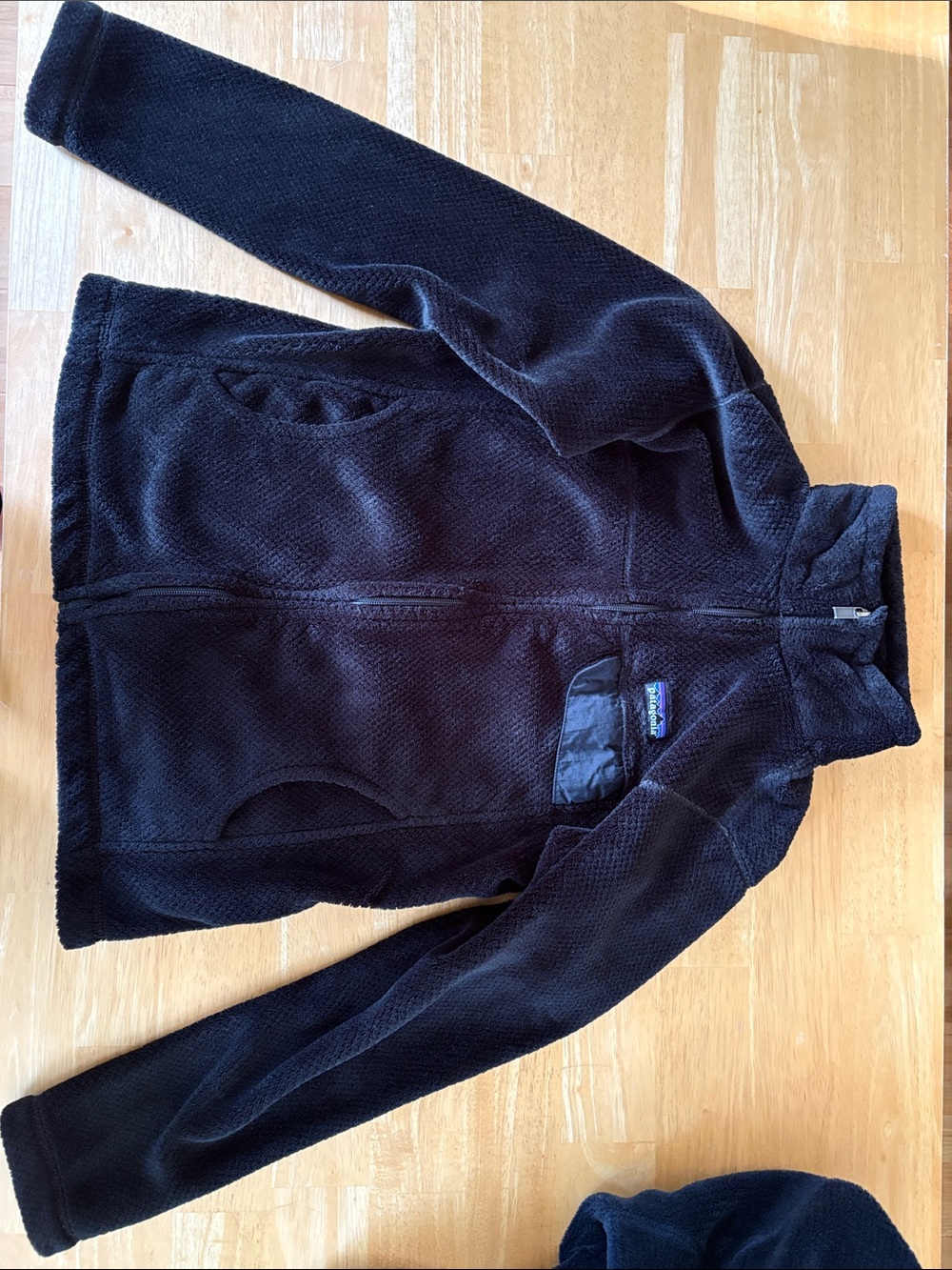 Patagonia women’s size medium Black Full-Zip Retool Re-tool Fleece Jacket